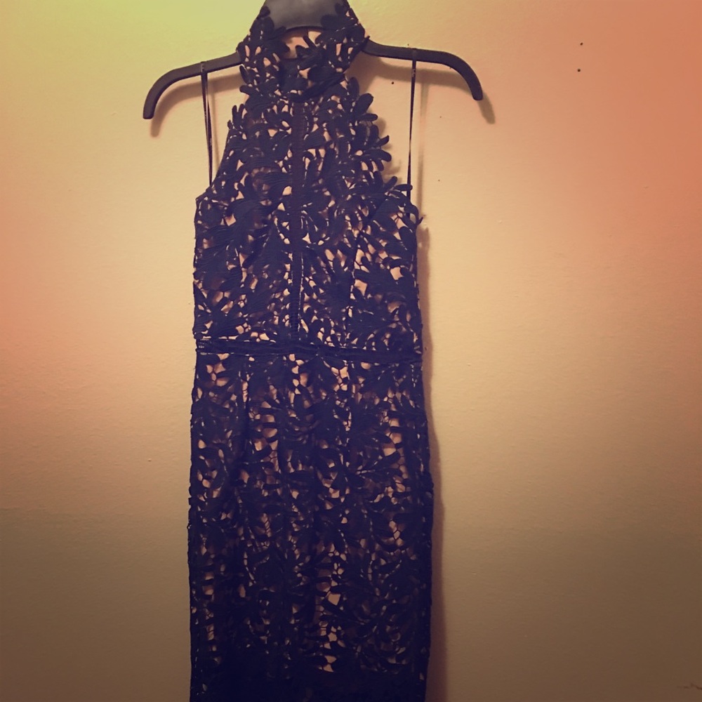 Navy blue Lace